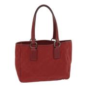 Pre-owned Canvas gucci-bags Gucci Vintage , Red , Dames