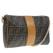 Pre-owned Canvas fendi-bags Fendi Vintage , Brown , Dames