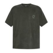 T-shirt met logo Giorgio Armani , Green , Heren