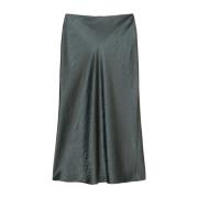 Midi rok uitlopend Marc O'Polo , Green , Dames