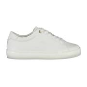 Witte sportieve veterschoenen voor dames Tommy Hilfiger , White , Dame...