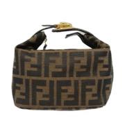 Pre-owned Canvas fendi-bags Fendi Vintage , Brown , Dames