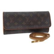 Pre-owned Canvas louis-vuitton-bags Louis Vuitton Vintage , Brown , Da...