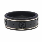 Pre-owned White Gold rings Gucci Vintage , Black , Dames