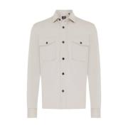 Stijlvolle Overshirt Genti , Beige , Heren