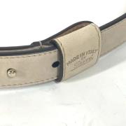 Pre-owned Leather belts Gucci Vintage , Beige , Dames