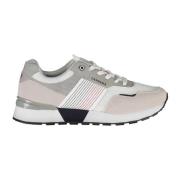 Sportieve witte vetersneakers met contrastdetails Carrera , White , He...