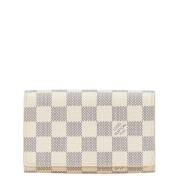 Pre-owned Canvas wallets Louis Vuitton Vintage , White , Dames