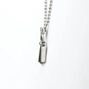 Pre-owned White Gold necklaces Gucci Vintage , Gray , Dames