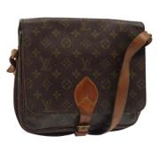 Pre-owned Canvas louis-vuitton-bags Louis Vuitton Vintage , Brown , Da...