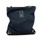 Pre-owned Canvas shoulder-bags Gucci Vintage , Black , Dames