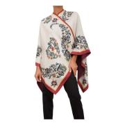 Witte Dames Capes en Poncho's Etro , Multicolor , Dames