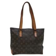 Pre-owned Canvas handbags Louis Vuitton Vintage , Brown , Dames