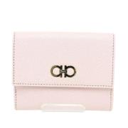 Pre-owned Leather wallets Salvatore Ferragamo Pre-owned , Pink , Dames