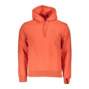 Rode hoodie met geborduurd logo Napapijri , Red , Heren