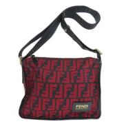 Pre-owned Canvas fendi-bags Fendi Vintage , Red , Dames