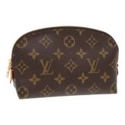 Pre-owned Canvas pouches Louis Vuitton Vintage , Brown , Dames