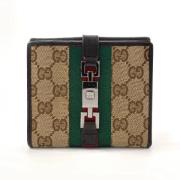 Pre-owned Canvas wallets Gucci Vintage , Multicolor , Dames