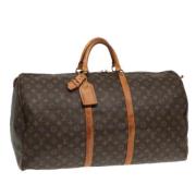 Pre-owned Canvas travel-bags Louis Vuitton Vintage , Brown , Dames