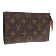 Pre-owned Canvas pouches Louis Vuitton Vintage , Brown , Dames