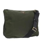 Pre-owned Nylon prada-bags Prada Vintage , Green , Dames