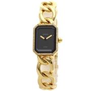 Pre-owned Yellow Gold watches Chanel Vintage , Black , Dames