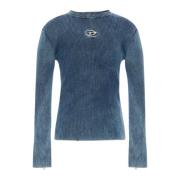 Lange mouwen T-shirt K-Darin-D Diesel , Blue , Heren