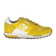 Sportieve gele veterschoenen met contrastdetails Napapijri , Yellow , ...