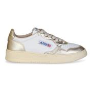 Lage Bicolor Platinum Sneakers Autry , Yellow , Dames