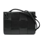 Pre-owned Leather crossbody-bags Bottega Veneta Vintage , Black , Dame...