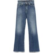 Blauwe Amber Broek Dondup , Blue , Dames