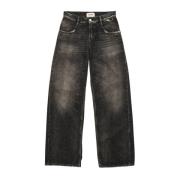 Aida LOW Donkergrijze Jeans Cycle , Gray , Dames