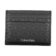 Heren Portemonnee Zwart Kaarthouder Centrale Zak Calvin Klein , Black ...