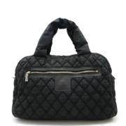 Pre-owned Leather handbags Chanel Vintage , Black , Dames