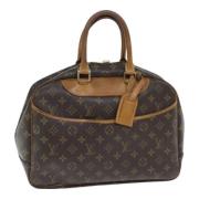 Pre-owned Canvas handbags Louis Vuitton Vintage , Brown , Dames