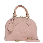 Pre-owned Leather handbags Louis Vuitton Vintage , Pink , Dames