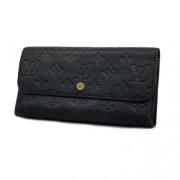 Pre-owned Fabric wallets Louis Vuitton Vintage , Black , Dames