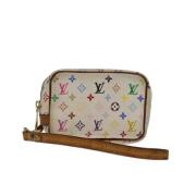 Pre-owned Canvas handbags Louis Vuitton Vintage , White , Dames