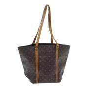 Pre-owned Canvas totes Louis Vuitton Vintage , Brown , Dames