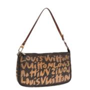 Pre-owned Canvas louis-vuitton-bags Louis Vuitton Vintage , Orange , D...