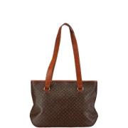 Pre-owned Canvas handbags Celine Vintage , Brown , Dames