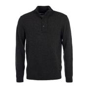 Essential Elbow Patch Jumper Barbour , Gray , Heren