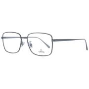 Gunmetal Rechthoekige Optische Brillen voor Mannen Omega , Gray , Here...