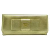 Pre-owned Leather wallets Prada Vintage , Yellow , Dames