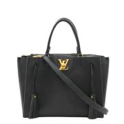 Pre-owned Leather louis-vuitton-bags Louis Vuitton Vintage , Black , D...