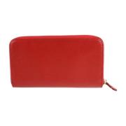 Pre-owned Leather wallets Salvatore Ferragamo Pre-owned , Red , Dames