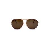 Pre-owned Metal sunglasses Dior Vintage , Yellow , Heren