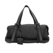 Pre-owned Leather shoulder-bags Bottega Veneta Vintage , Black , Dames