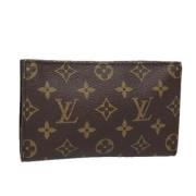 Pre-owned Canvas pouches Louis Vuitton Vintage , Brown , Dames