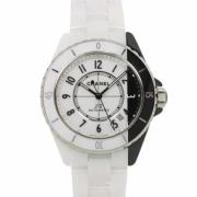 Pre-owned Glass watches Chanel Vintage , White , Heren